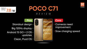 POCO C71 review: a swift, stylish budget device